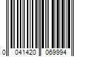 Barcode Image for UPC code 0041420069994