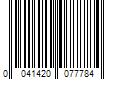 Barcode Image for UPC code 0041420077784