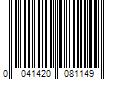 Barcode Image for UPC code 0041420081149