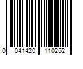 Barcode Image for UPC code 0041420110252