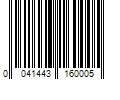 Barcode Image for UPC code 0041443160005