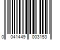 Barcode Image for UPC code 0041449003153