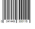 Barcode Image for UPC code 0041449300115