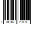 Barcode Image for UPC code 0041460200999