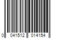 Barcode Image for UPC code 0041512014154