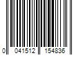 Barcode Image for UPC code 0041512154836