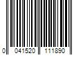 Barcode Image for UPC code 0041520111890