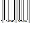 Barcode Image for UPC code 0041540562016