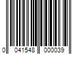 Barcode Image for UPC code 0041548000039