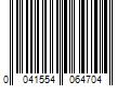 Barcode Image for UPC code 0041554064704