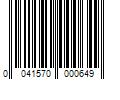 Barcode Image for UPC code 0041570000649