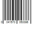 Barcode Image for UPC code 0041570053386