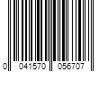 Barcode Image for UPC code 0041570056707