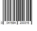 Barcode Image for UPC code 0041594200315