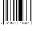 Barcode Image for UPC code 0041594449387