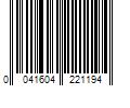 Barcode Image for UPC code 0041604221194