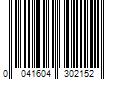 Barcode Image for UPC code 0041604302152