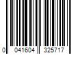 Barcode Image for UPC code 0041604325717