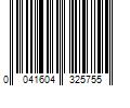 Barcode Image for UPC code 0041604325755