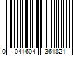 Barcode Image for UPC code 0041604361821