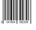 Barcode Image for UPC code 0041604392306