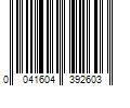 Barcode Image for UPC code 0041604392603