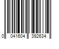 Barcode Image for UPC code 0041604392634