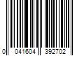 Barcode Image for UPC code 0041604392702