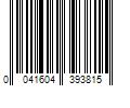 Barcode Image for UPC code 0041604393815