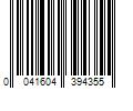 Barcode Image for UPC code 0041604394355