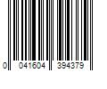 Barcode Image for UPC code 0041604394379