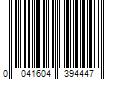 Barcode Image for UPC code 0041604394447