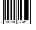 Barcode Image for UPC code 0041604408113