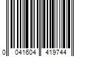 Barcode Image for UPC code 0041604419744