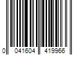 Barcode Image for UPC code 0041604419966