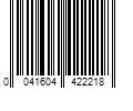 Barcode Image for UPC code 0041604422218