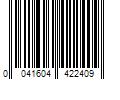 Barcode Image for UPC code 0041604422409