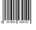 Barcode Image for UPC code 0041604439100