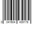 Barcode Image for UPC code 0041604439179