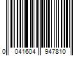 Barcode Image for UPC code 0041604947810