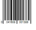 Barcode Image for UPC code 0041608001389