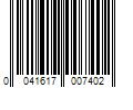 Barcode Image for UPC code 0041617007402