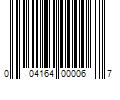 Barcode Image for UPC code 004164000067