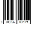 Barcode Image for UPC code 0041642002021