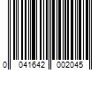 Barcode Image for UPC code 0041642002045