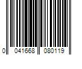 Barcode Image for UPC code 0041668080119