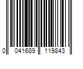 Barcode Image for UPC code 0041689119843