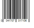 Barcode Image for UPC code 0041707017106