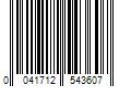 Barcode Image for UPC code 0041712543607