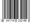 Barcode Image for UPC code 0041716232156